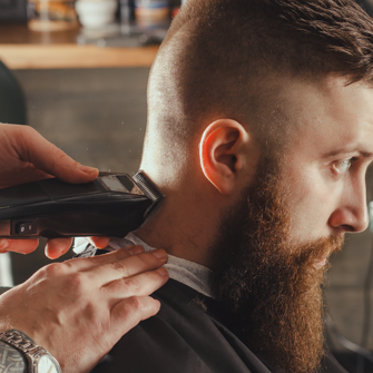 Clippers taking a fade up the back of the head